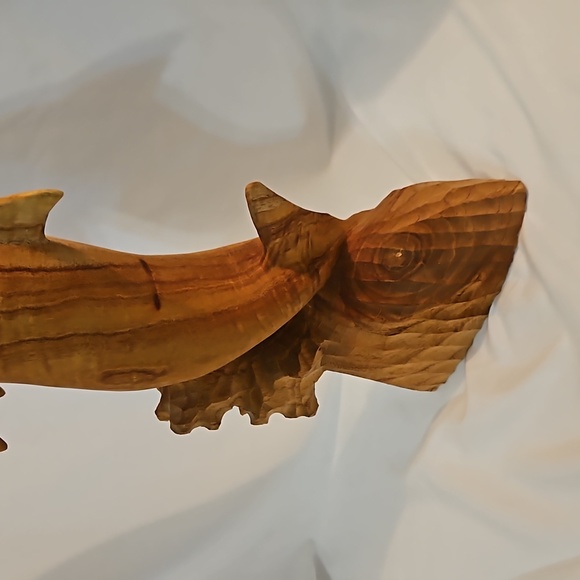 Wooden Handcrafted Decorative Figurine Dolphin Sculpture - Picture 11 of 14